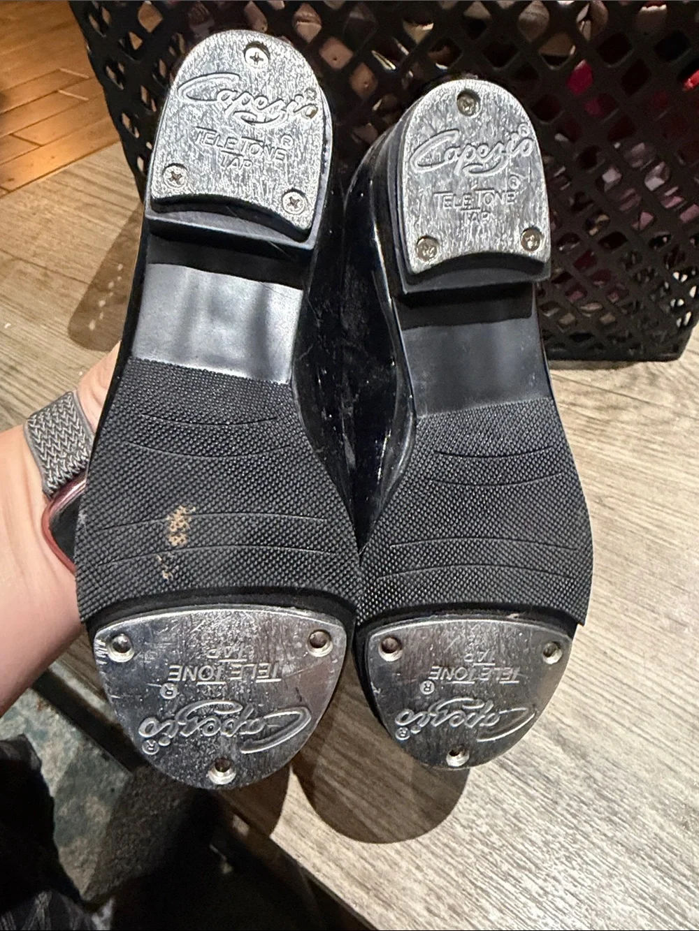 Capezio Black Patent Mary Jane Dance Shoes for Kids